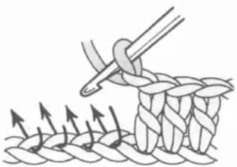 Double crochet 4 together step 1: Yarn over and begin incomplete double crochets