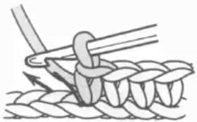 Single crochet increase step 1: Insert hook into same stitch