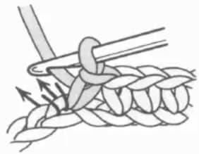 Single crochet 3 in 1 step 1: Work the second single crochet in the same stitch