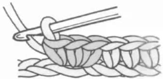 Single crochet 3 in 1 step 3: Complete the increase effect