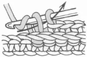 Single crochet back post step 2: Pull through after yarning over to complete one single crochet