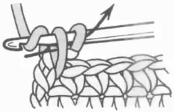 Reverse single crochet step 3: Pull through both loops to complete