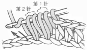 HDC3tog step 2: Continue working two more unfinished half double crochets
